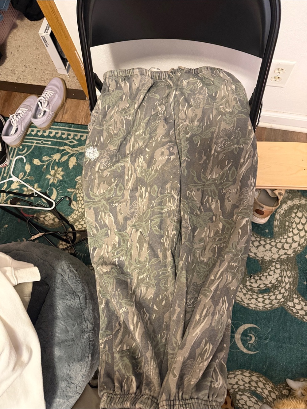 Darc Sport Men's Olive Green Camo Joggers